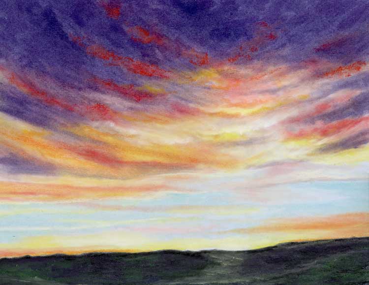 Encouraged by Scripture Untethered Transformation original pastel by Robin Lybeck
